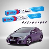 Cumpara ieftin Ștergătoare Honda Civic IX FK Hatchback 2012-prezent | Set Față Flat Premium &ndash; TeamCar&reg;