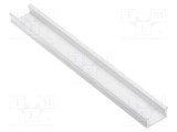 Profi LED albă 1m GLAX MINI aluminiu de suprafaţă GTV Poland