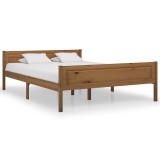 Cumpara ieftin Cadru pat, maro miere, 120x200 cm, lemn masiv de pin