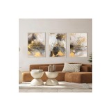 Set de murală islamică, imagini decorative din marmură, picturi decorative cu caligrafie arabă, Liv