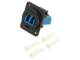 Conector fibră optică duplex monomod metal CLIFF FT
