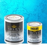 Vopsea Decorativă de Lux Sirius &ndash; Albastru | Pachet 3 Litri (2L + 1L Inclus), Finisaj Perlat cu Perle de Sticlă -Toro Decor