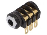 Soclu Jack 6.3mm Stereo cu &Icirc;ntrerupător Triplu