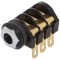 Soclu Jack 6.3mm Stereo cu &Icirc;ntrerupător Triplu