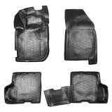 Set de 4 covorase cauciuc 3D stil tavita premium pentru Dacia Duster 2, II din 2018 cu compartiment suplimentar, Recambo