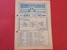 Program meci fotbal PETROLUL PLOIESTI - ASA TARGU-MURES (25.05.1986)