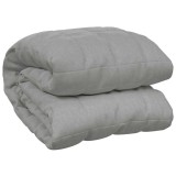 Cumpara ieftin Patura antistres, gri, 200x200 cm, 9 kg, material textil