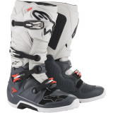 Ghete Moto Off-Road Alpinestars Tech 7 Boots, Gri/Negru/Rosu, Marime 44.5