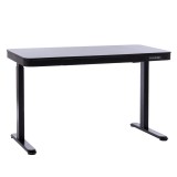 VELSEN &iacute;r&oacute;asztal elektromos magass&aacute;g&aacute;ll&iacute;t&aacute;ssal, vez&eacute;rlőpanellel 120x60 cm fekete