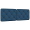 vidaXL Pernă pentru tăblie de pat, albastru, 120 cm, material textil 4019218