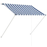 Cumpara ieftin Copertina retractabila, albastru si alb, 150 x 150 cm