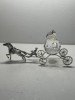 MINIATURA ARGINT 800 + Crystal - CALEASCA - Mare - 69g. - Vintage !, Ornamentale