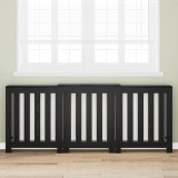 &Icirc;ncărcător radiator Stejar Negru 205x21.5x83.5 cm Lemn tehnic