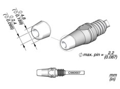 V&acirc;rf ciocan dezlipit JBC TOOLS 4,8x2,4mm
