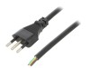 Cablu Electric PVC 1m Negru 10A 3x1mm2