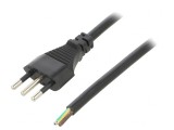 Cablu Electric 3x0,75mm2 PVC 5m Negru 10A