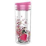 Cumpara ieftin Sticla pentru apa SlideCup Crystal - Butterfly | Chic mic