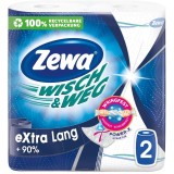 Prosoape de hartie Zewa Wisch&amp;amp;Weg Original Extra Long, 2 straturi, 2 role, 86 foi