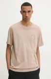 Converse tricou barbati, culoarea bej, cu imprimeu, 10027096-A03