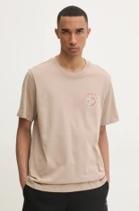 Converse tricou barbati, culoarea bej, cu imprimeu, 10027096-A03 foto