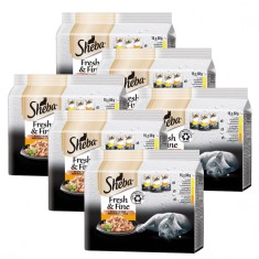 Plicule?e Sheba Fresh &amp;amp;amp; Fine pentru pisici, selec?ie de pasare 6 x (15 x 50 g) foto