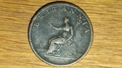 Marea Britanie - moneda de colectie - 1/2 half penny 1807 - George III foto