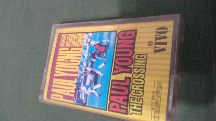 CASETA AUDIO PAUL YOUNG -THE CROSSING ORIGINALA FOARTE RARA !!!