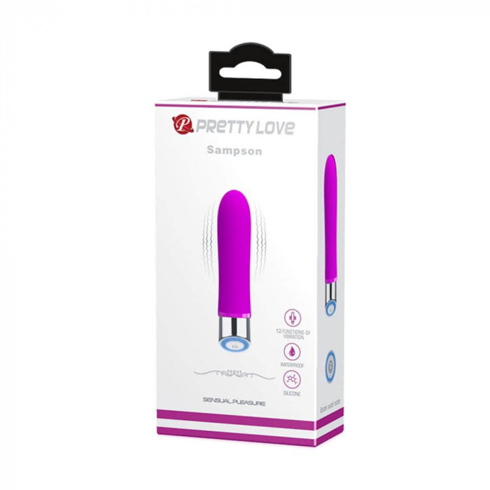 Sampson - Vibrator ruj, mov, 12.4 cm