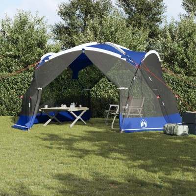 vidaXL Corturi cu acoperiș albastru azur 434 x 434 x 230 cm Poliester 4100694 foto