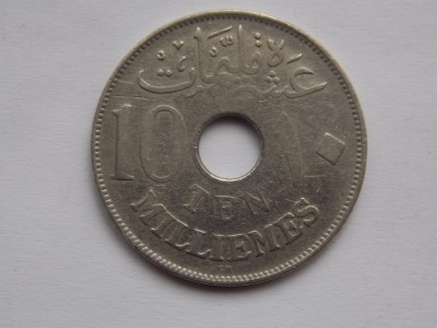 10 MILLIEMES 1917 KN EGIPT foto