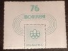 POLONIA 1975 OLIMPIADA DE VARA MONTREAL COLITA.MNH, Nestampilat