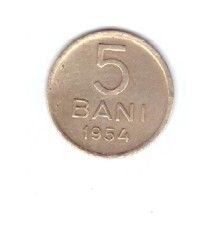 Moneda 5 bani 1954, stare buna, curata