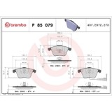 Placute frana Audi A3 (8p1) 05.03-12.13, A3 Sportback (8pa) 09.04-12.15; Seat Leon (1p1) 05.05-12.13; Skoda Superb 2 (3t4) 03.08-05.15; Vw Cc B7 (358, BREMBO