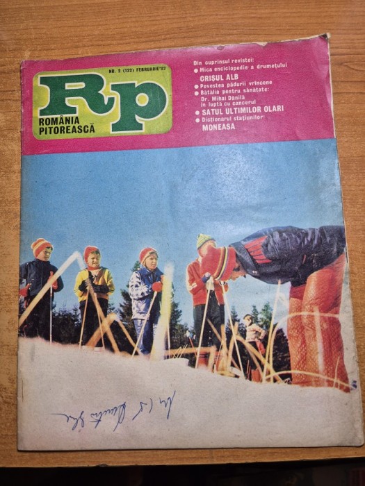 romania pitoreasca februarie 1982-berzunti bacau,craiova,vaslui,moneasa,slanic m
