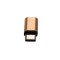 Adaptor USB tip C la micro USB pentru diverse dispozitive - Gri, auriu