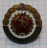 Insigna URSS 1950-1960 Sportiv militar cls.3