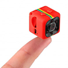 Mini Camera Spion iUni SQ11, Full HD 1080p, Audio Video, Night Vision, TV-Out, Red foto