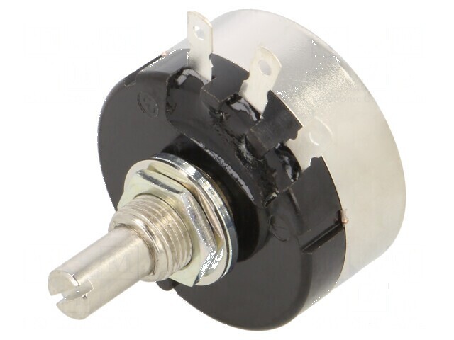 Potenţiometru axial 5k&Omega; 1W 6mm cărbune 1kV -10&divide;85&deg;C