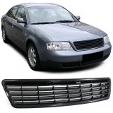 Grila sport radiator fara emblema neagra, potrivita pentru Audi A6 4B C5 sedan avant 97-01 Performance AutoTuning