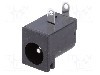 Conector alimentare DC, {{Tensiune nominala}}, {{Numarul de pini}} pini, seria {{Seria producatorului}}, 5,5/2,1mm. HSM - C9743-CCRNB001R
