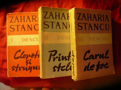 ZAHARIA STANCU - DESCULT -Prima Editie-1960 ,3 vol. ED. DE STAT PT. LIT.SI ARTA foto