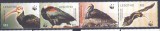 DB1 Fauna WWF Lesotho 2004 Pasari Rapitoare 4 v. MNH, Nestampilat