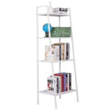 Raft 4 polite din metal alb Aldea 60x35x148