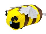 Jucarie de plus Albina Minecraft model Bee cu aripi si design pixelat 25 cm