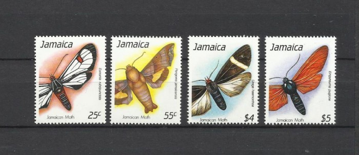 JAMAICA 1990 FAUNA FLUTURI SUPRATIPAR EXPO