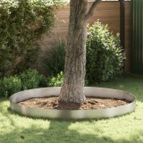 VidaXL &Icirc;mprejmuire pentru gazon Argintiu 450 x 25 cm Oțel inoxidabil