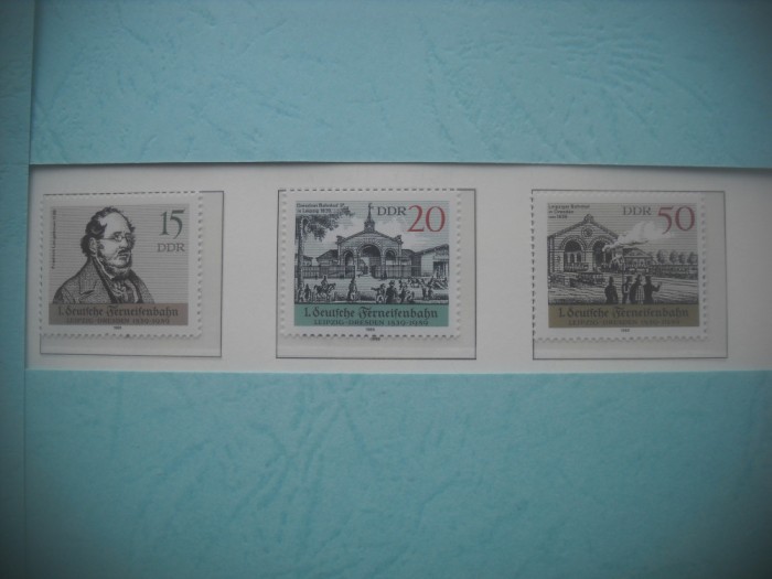 HOPCT TIMBRE MNH 1262 ECONOMIST FRIEDRICH LISTET -3 VAL-1989-GERMANIA DDR/RDG