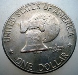 1.583 USA SUA EISENHOWER BICENTENNIAL LIBERTY BELL 1 ONE DOLLAR 1976