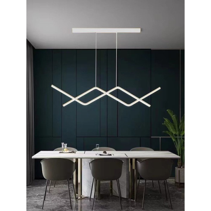 Lustra LED Alb