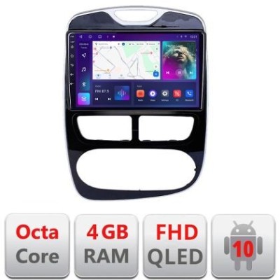 Navigatie Renault Clio 4 V1 B-467 Android Ecran QLED octa core 4+64 carplay android auto KIT-467+EDT-E310V3 CarStore Technology foto